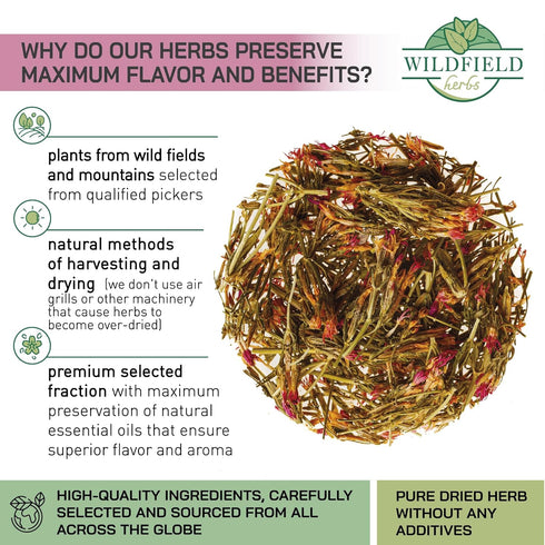 3 oz. Dried Centaury Herb Tea (Centaurium erythraea L.) - 75g Centaurium Erythraea Herbal Tea Centauria Común