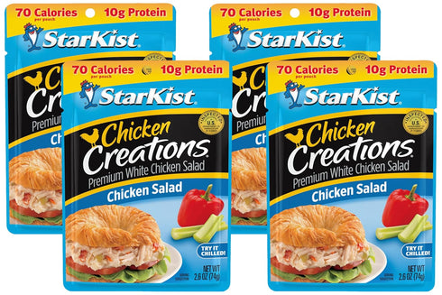 StarKist Chicken Creations Chicken Salad Pouch (2.6 oz) Fully Cooked High Protein