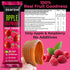 30 Pack ZEARAW Healthy Fruit Snacks for Adults and Kids Fruit Leather with Apple-Pear-Blueberry, Apple-Raspberry