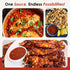5oz (Pack 3) Dave's Gourmet Crazy Caribbean Hot Sauce - Habanero & Tabasco Pepper Blend - Hot Sauce - Great for Wings