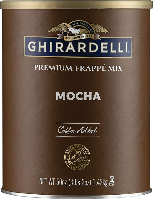 Ghirardelli Mocha Frappe, Powder, 3.12 lb