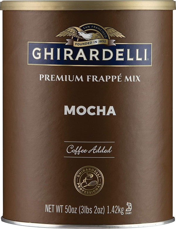Ghirardelli Mocha Frappe, Powder, 3.12 lb