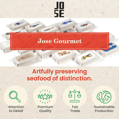 3, 75g Canned Trout Pat with Port Wine by Jose Gourmet, Wild Caught Portuguese Trout, Tinned Fish Pat, High Protein