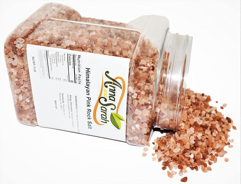 5 Lbs Anna and Sarah Himalayan Pink Rock Salt in Jar