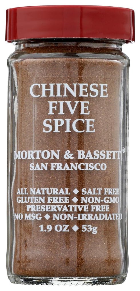 Morton & Bassett Chinese Five Spice, 1.9 oz Non-GMO, Salt-Free, Authentic Blend