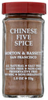 Morton & Bassett Chinese Five Spice, 1.9 oz Non-GMO, Salt-Free, Authentic Blend