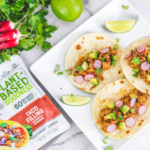 Packets (10 oz.), 12 Pack) Loma Linda - Plant-Based Complete Meal Solution (Taco Filling