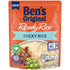 8.5 Oz (Pack 12) BEN'S ORIGINAL Ready Rice Sticky Rice, Easy Dinner Side, Pouch