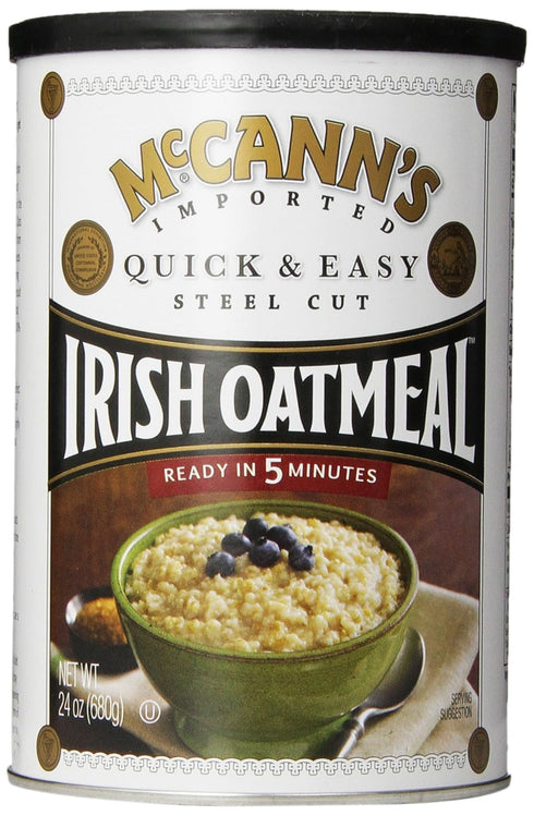 McCann's Steel Cut Irish Oatmeal, Quick & Easy, 24 oz (Pack of