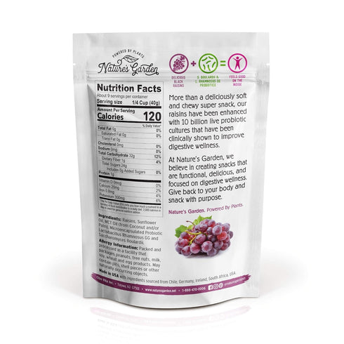 Nature's Garden 12oz Probiotic Raisins