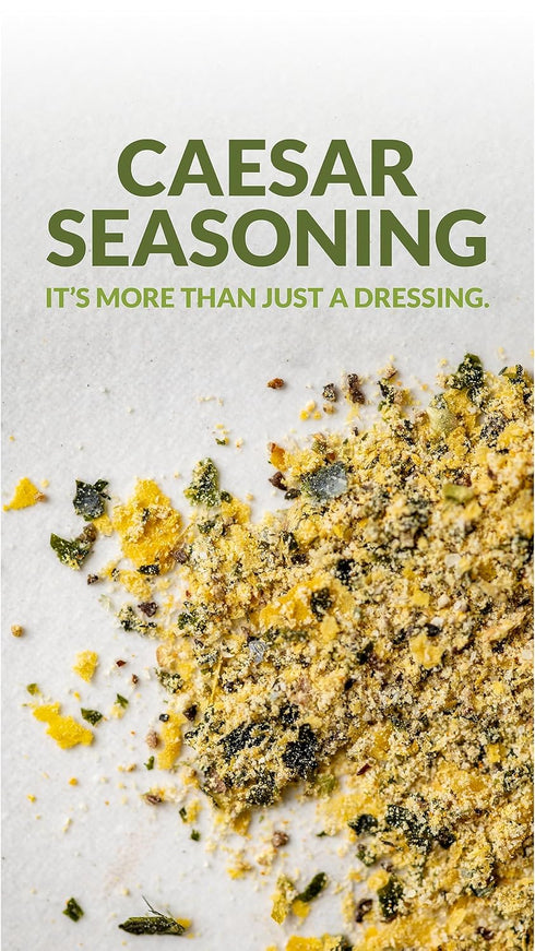 Savory Spice Plant-Based Caesar Seasoning | Vegan Caesar Dressing & Salad Seasoning - Dairy-Free & Vegan Caesar Seasoning Mix (Medium Jar - Net: 2.2 oz)