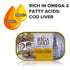 4.27oz/ 121g (Pack 12) Riga Gold Cod Liver in Own Oil From Iceland