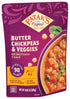 10.05 Oz (Pack 1) Patak's Butter Chickpeas & Veggies, of Mild Curry with Chickpeas, Spinach, Carrots, Ready to Heat