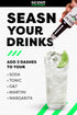 seasn 0% 2 150ml Multipack Cocktail Bitters Duo | ABV for Cocktails & Mocktails | Zesty Light & Aromatic Dark | x