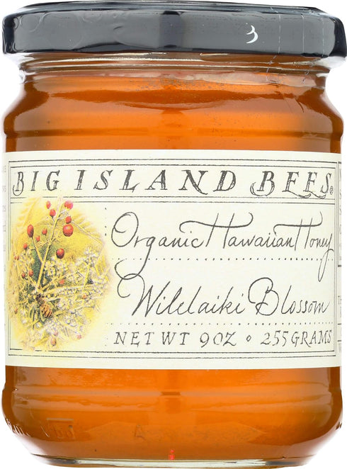 Organic Wilelaiki (Hawaiian Christmas Berry) Raw Honey, Single Floral Variety by Big