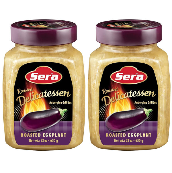 Sera Roasted Delicatessen Roasted Eggplant 23 Oz | Ready to Serve Precooked