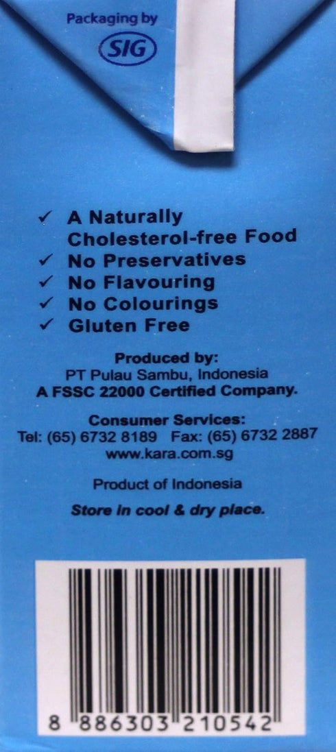 Kara 13.5 oz (Pack 6) Coconut Milk Classic (UHT Natural) fl