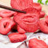 GXXDMZAQ 7.05oz Premium Freeze Dried Strawberry Slices in Resealable Jar | | No Sugar Added, Non-GMO, Vegan Snacks |