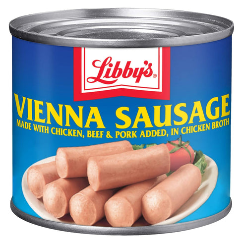 Libby's Vienna Sausage in Chicken Broth, Canned Sausage, 4.6 OZ (Pack of