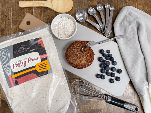 (48oz) Relative Foods Premium gluten Free Pastry Flour - Pastry Flour for Healthy Baking - Unique gluten Free flour