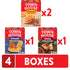 3-Flavor Pack, 4 Town House Crackers, Variety Boxes