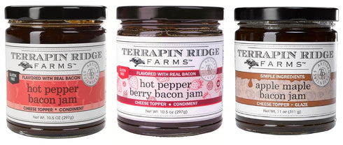 Terrapin Ridge Farms Bacon Me Crazy Sampler Set - Hot Pepper, Apple