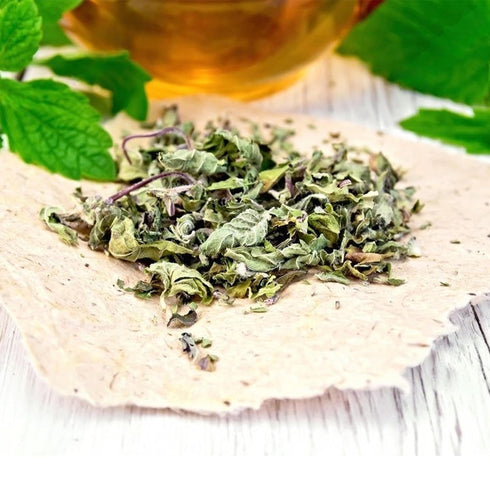 Mint Leaves (Crushed) - 1 Pound Bulk Bag (Mentha)