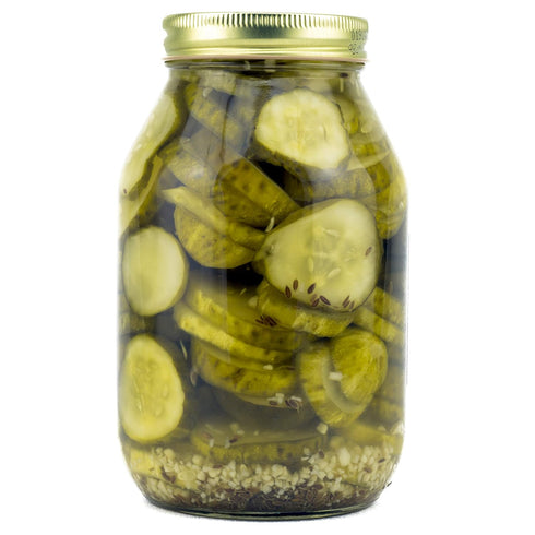 32 Oz Amish Wedding Sweet Garlic Dill Pickles Ready to Eat USA Made
