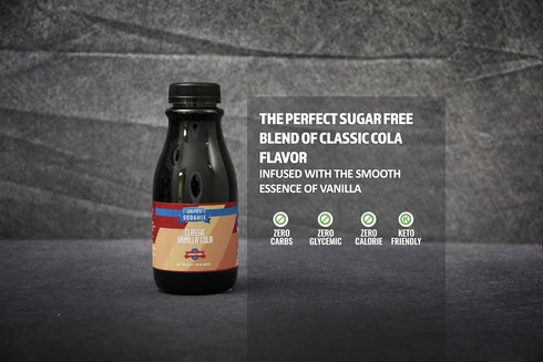 Ralph's Sodamix 4 Pack 12oz Ralph's Sugar Free Sparkling Water Soda Maker Flavors | Classic Cola | Classic Vanilla Cola