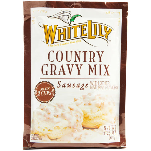 White Lily Country 2.25 oz (Pack 32) Sausage Gravy Mix