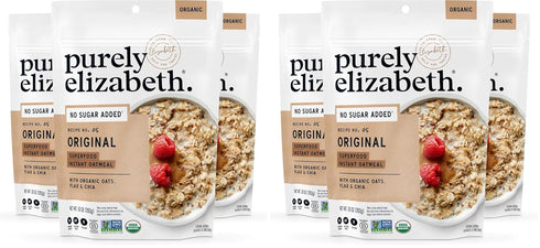purely elizabeth Superfood Oats, Original, Amaranth, Quinoa Flakes, Flax Seeds, Chia Seeds,Gluten-Free,