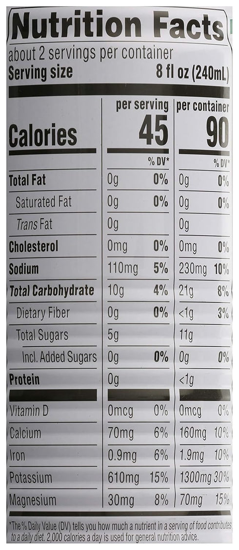 365 100% 17.6 Oz (Pack 4) by Whole Foods Market, Coconut Water, Pulp-Free, Fl
