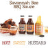 Savannah Bee Honey BBQ Sauce - Sweet and Flavorful for Grilling - Perfect for BBQs