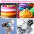 12 Set, 0.25 Fl.oz(6ml)/Bottles Color Gel Food Coloring Liquid KATSPRO Food Grade Tasteless Vibrant Food Coloring Dye