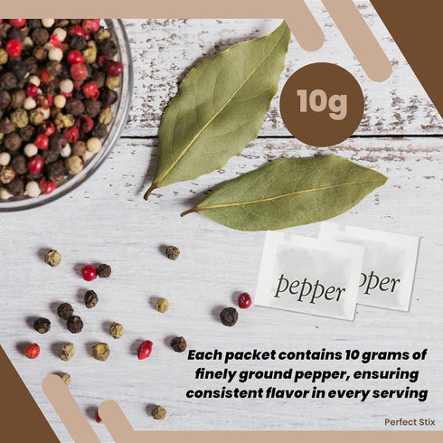 Perfect Stix Pepper Packets, 500 Count