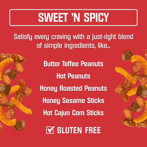 28 oz (Pack 1), Kars Nuts Sweet 'N Spicy Trail Mix, Resealable Pouch of Gluten-Free Snack Mix
