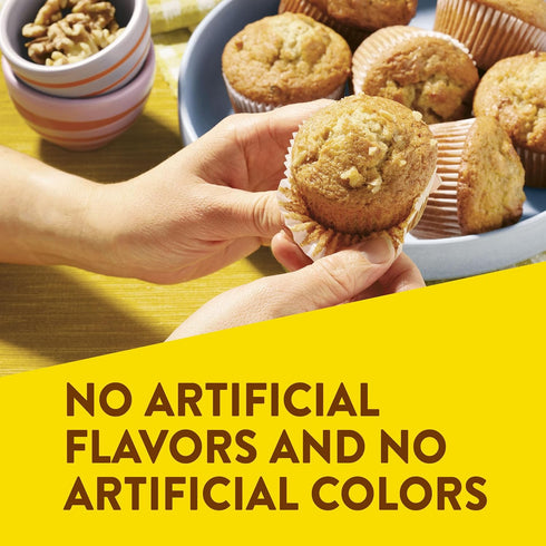 15.4 oz (Pack 12) Krusteaz Banana Nut Muffin Mix, Made With Real Bananas and Walnuts, Box