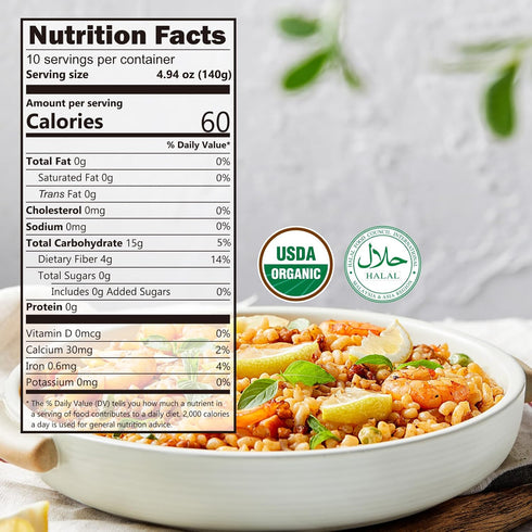 Rice,10 Packs, 10 Pack, 56.5 oz YUHO Organic Konjac Shirataki Closer to Rice, Plant Based Vegan Gluten Free Low Carb