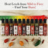 11 Pack Set Set Bottle Hot Sauce Variety Spice with Habanero, Chipotle, Garlic Sauce & More Gourmet Sauces for Tasting