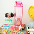 500ml 16.9oz TeesAndTankYou Peach Milk Cute Kawaii Japanese Milk Carton Water Bottle Pink