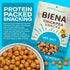 8-Pack, 5 BIENA Chickpea Snacks - Crunchy Roasted Chickpeas - High Fiber Vegan Protein Snacks for Adults and Kids