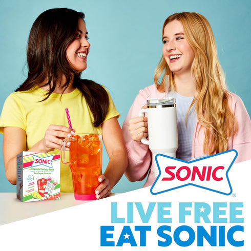 Pack, 3 1 (30 Sonic Singles To Go Limeade Variety Watertok Powdered Drink Mix, Includes Flavors, Limeade, Cherry