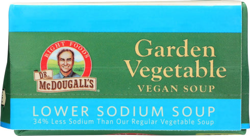 17.9 Dr Mcdougalls, Low Sodium Garden Vegetable Soup, Ounce