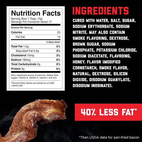 3 (Pack 8) HORMEL Bacon Toppings Applewood Crumbled Bacon, Ounce