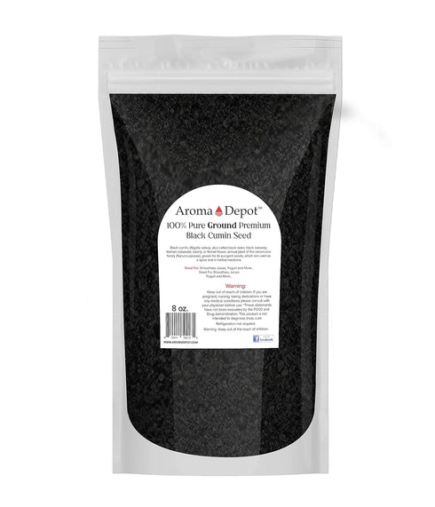 8 oz Black Seed Powder, GROUND (Nigella Sativa), 100% Non-GMO, Gluten Free
