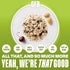 2 oz (6 Count) The GFB Fruit, Nuts and Seeds Protein Oatmeal Cups - Unique Pop-Up Bowl - Gluten Free, Plant Based, Non