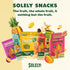 5 0.8oz (23g) Solely - Organic Mango Fruit Jerky - Individually Wrapped Fruit Strips - Fruit Leather Made from Dried