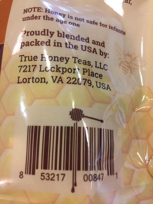 True Honey Tea's Earl Grey Tea with Honey - A Gourmet Beverage