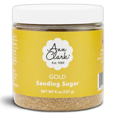 8 oz. Ann Clark Gold Sanding Sugar