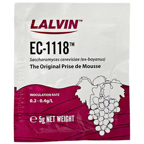 Pack (1 Each-RC212, EC-1118, K1-V1116, QA23, 71B, D47) Lalvin Home Brewing and Wine Making Super Sampler